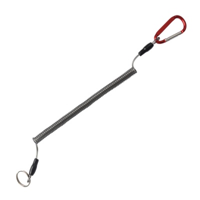 Cable Retractil Extensible Caster 1.35m Con Mosqueton