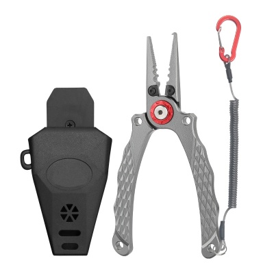 Pinza Aluminio Abre Anillas Caster 17.7cm Saca Anzuelos + Extensible